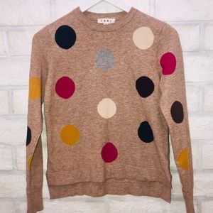 Thml Polka Dot Crewneck Sweaterm 